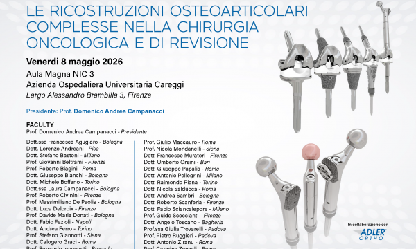 LE RICOSTRUZIONI OSTEOARTICOLARI COMPLESSE NELLA CHIRURGIA ONCOLOGICA E DI REVISIONE